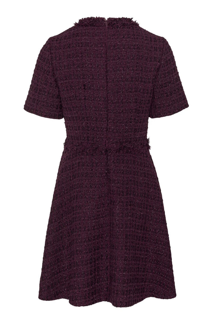 Dottie Mini Dress Burgundy | Kjoler | Smuk - Dameklær på nett