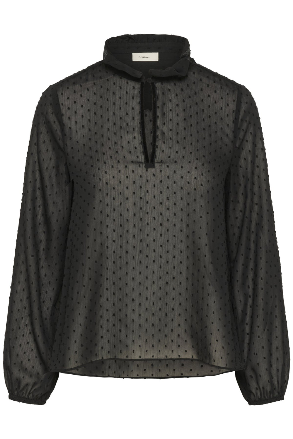 Dottieiw Blouse Black | Skjorter og bluser | Smuk - Dameklær på nett
