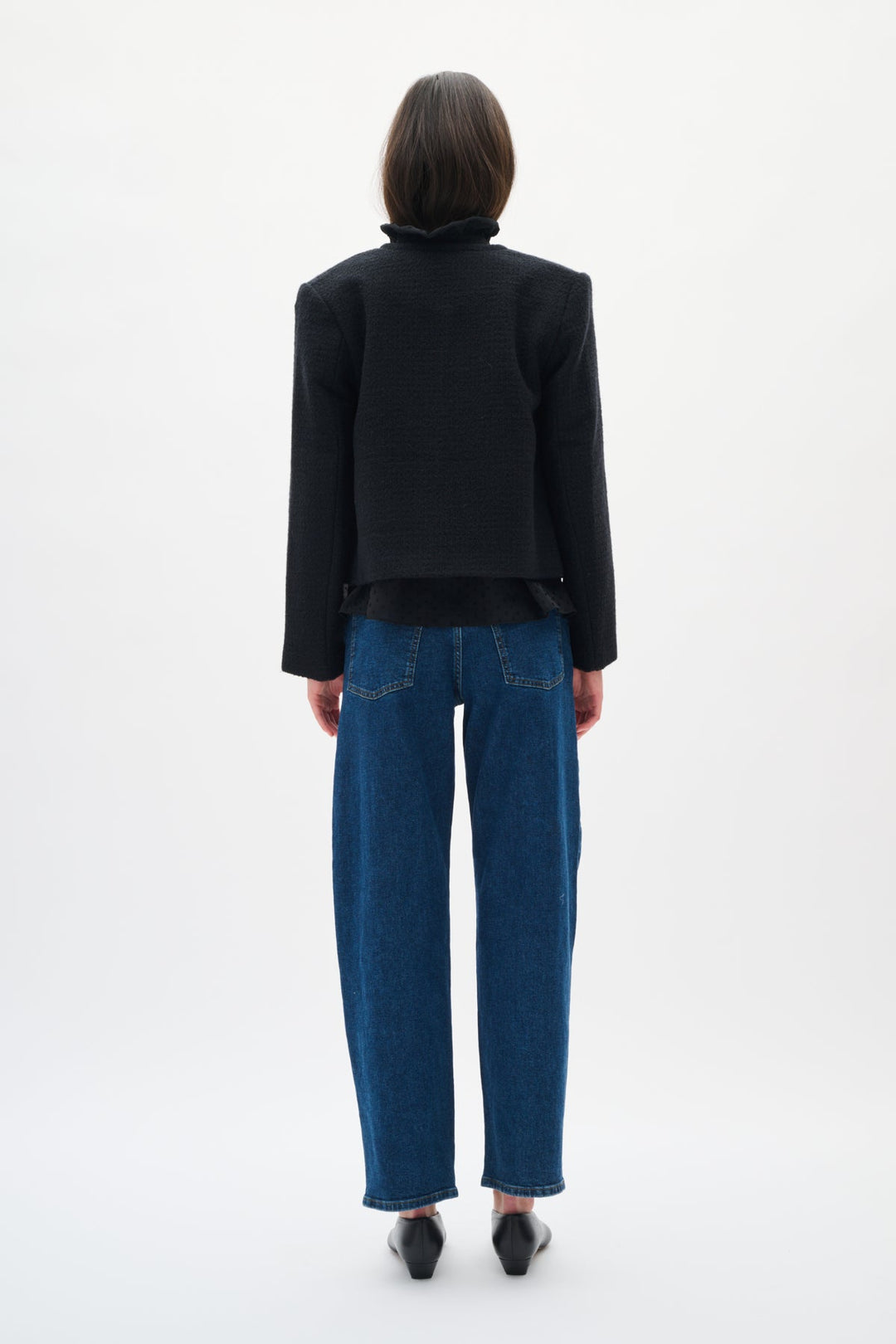 Dottieiw Blouse Black | Skjorter og bluser | Smuk - Dameklær på nett