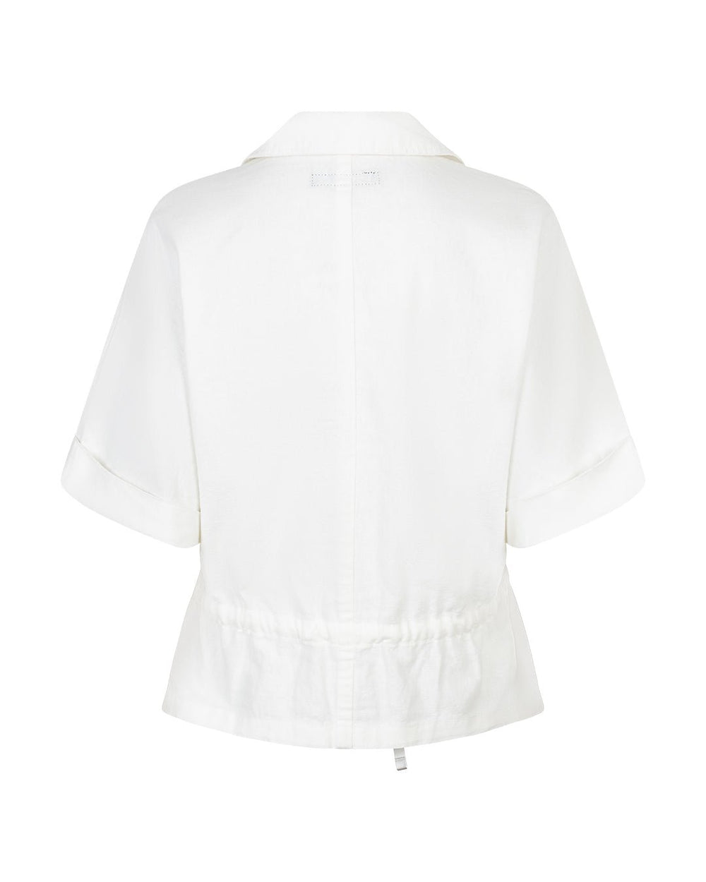 Drew Drawstring Linen/Co Off White | Skjorter og bluser | Smuk