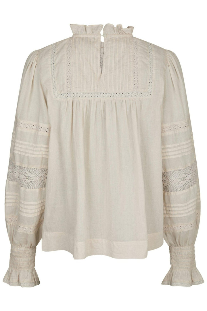 Ebba S Voile Blouse Ivory | Skjorter og bluser | Smuk - Dameklær på nett