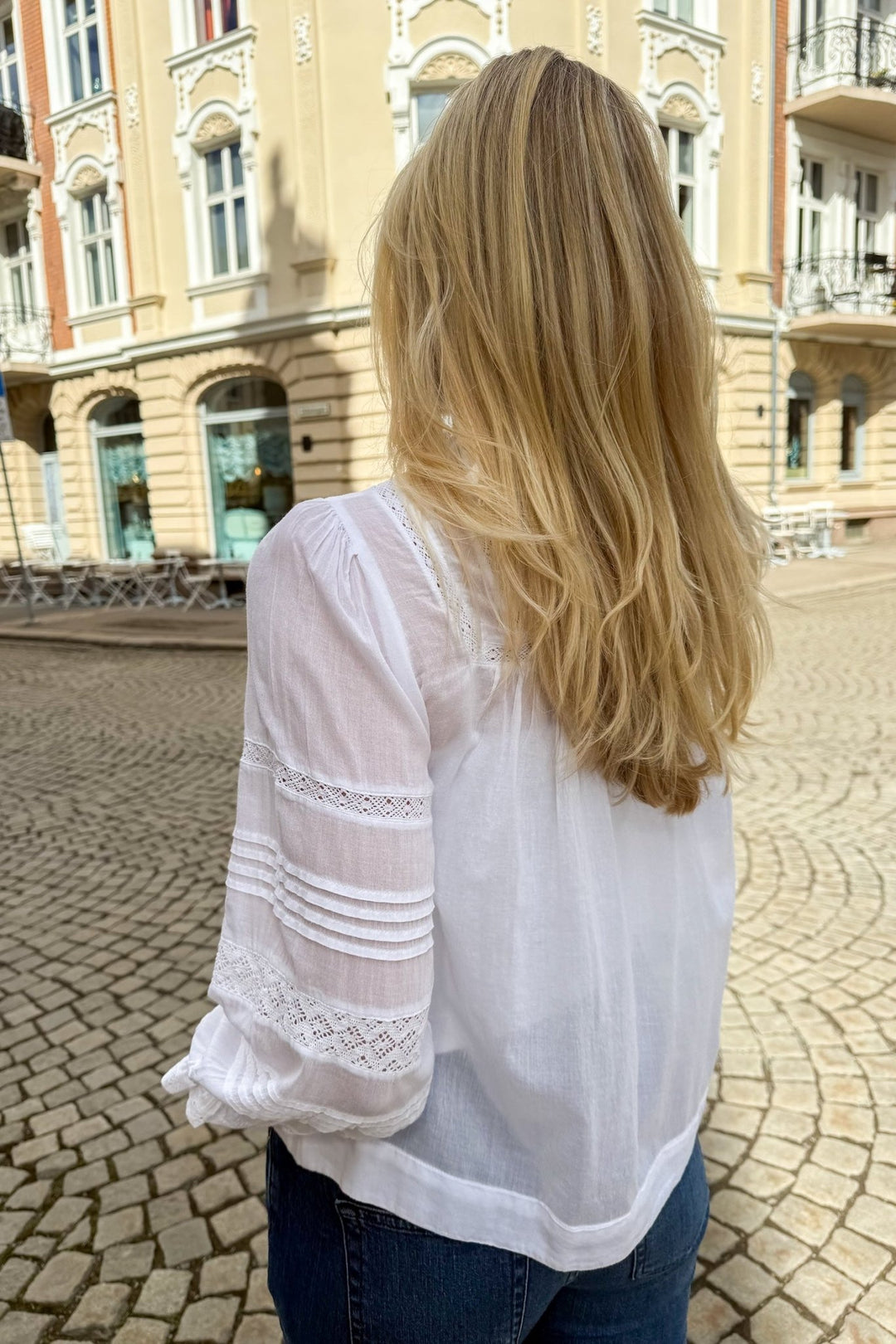 Ebba S Voile Blouse White | Skjorter og bluser | Smuk - Dameklær på nett