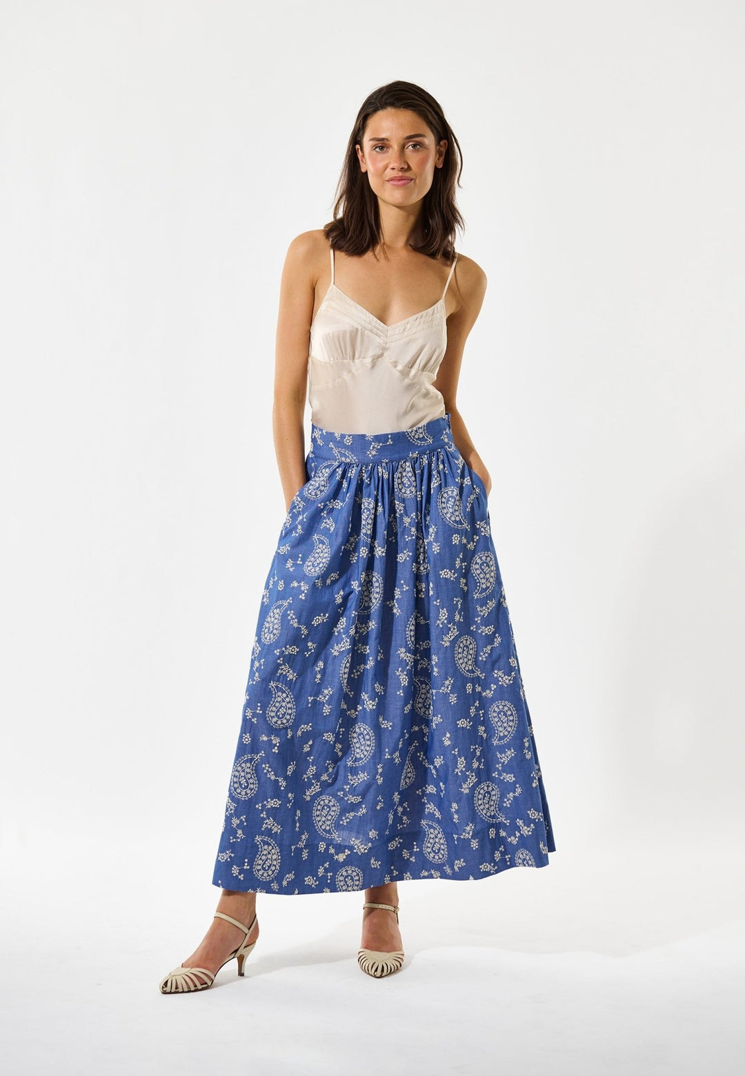 Edda Ns Skirt Flower Paisley | Skjørt | Smuk - Dameklær på nett