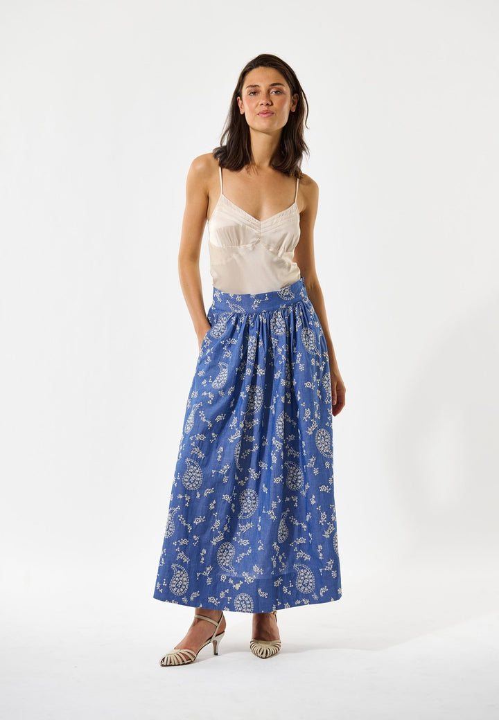 Edda Ns Skirt Flower Paisley | Skjørt | Smuk - Dameklær på nett