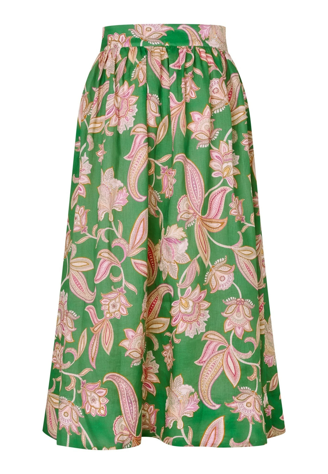 Eddadea Ns Skirt Paisley Full Green | Skjørt | Smuk