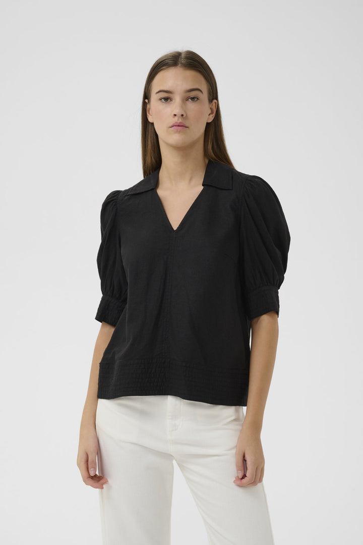 Edithiw Blouse Black | Skjorter og bluser | Smuk