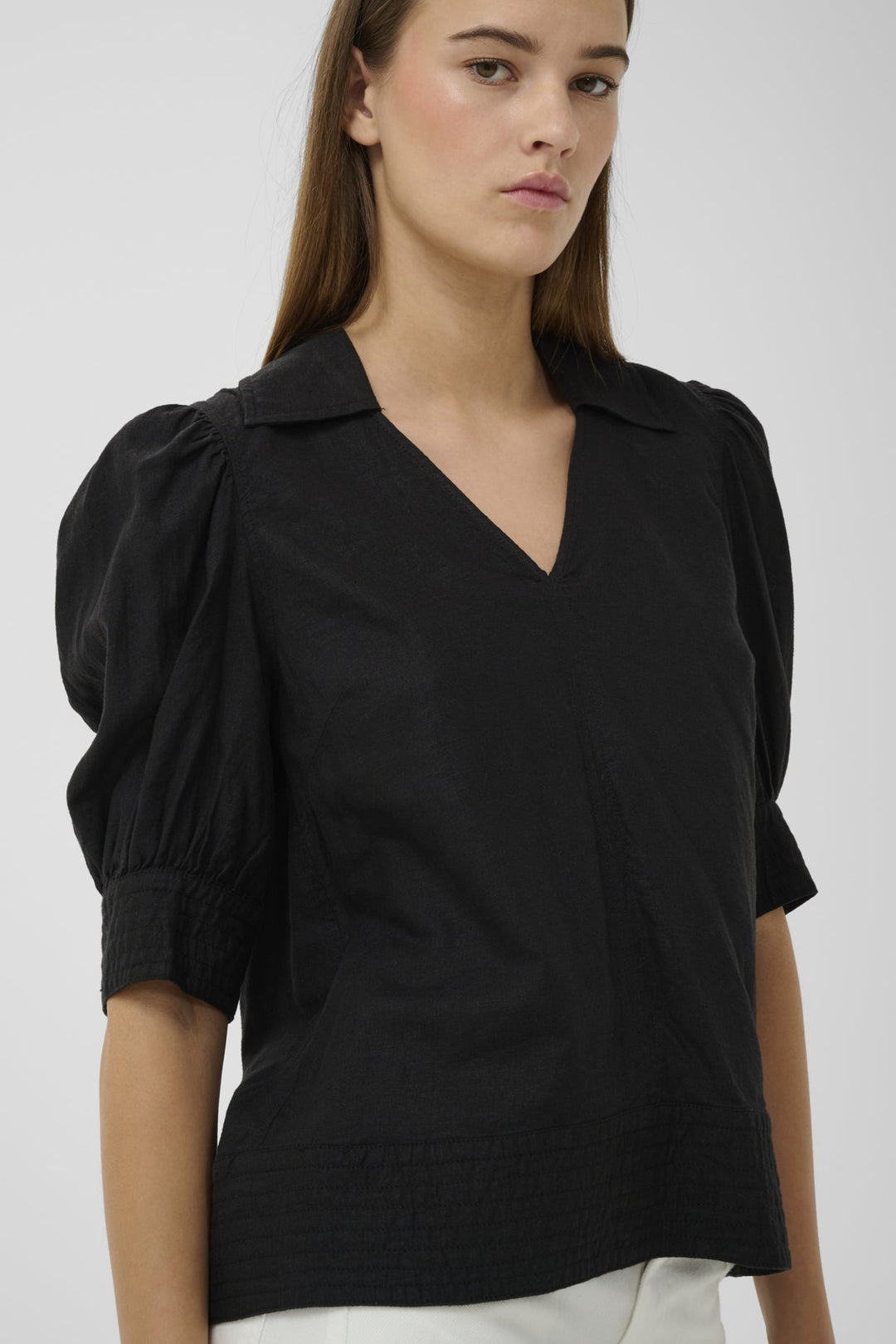 Edithiw Blouse Black | Skjorter og bluser | Smuk