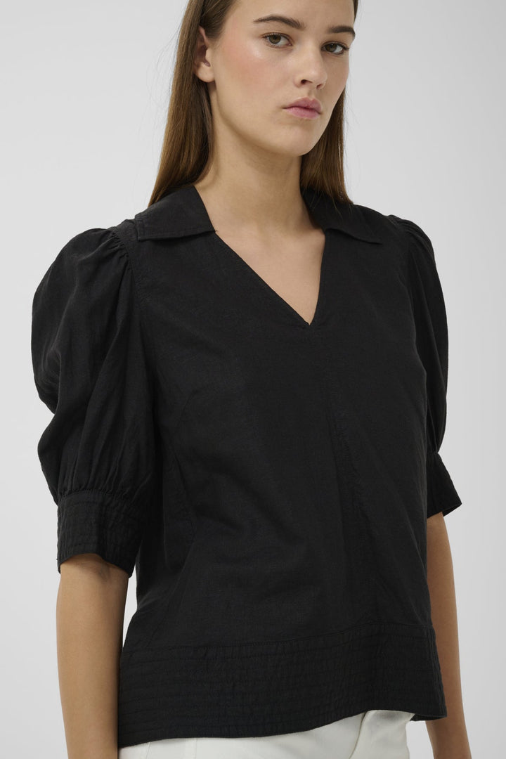Edithiw Blouse Black | Skjorter og bluser | Smuk