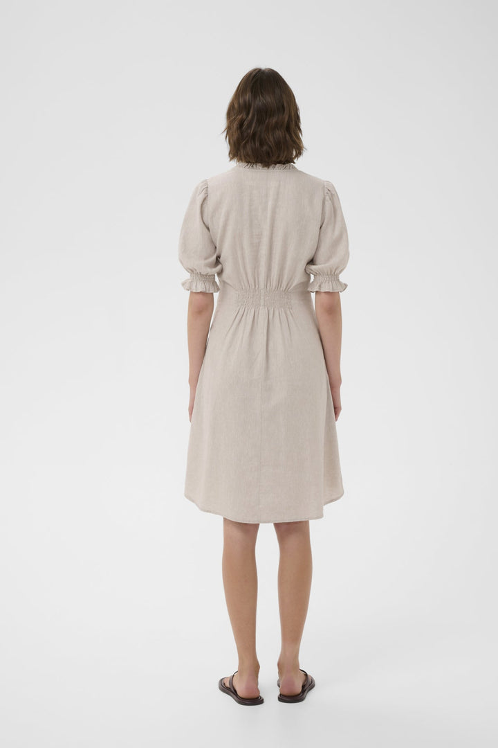 Edithiw Rigitta Dress Ecru | Kjoler | Smuk