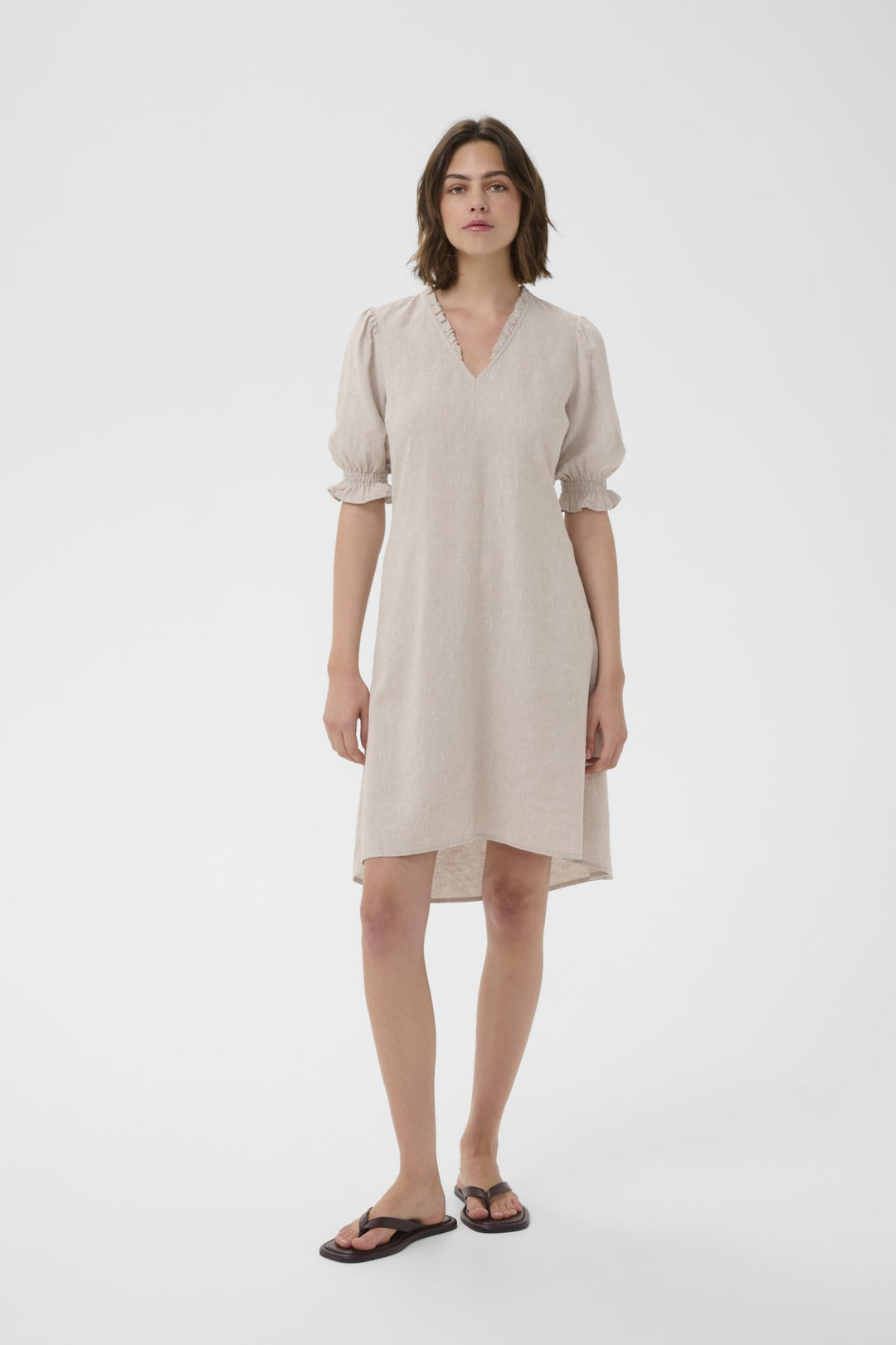 Edithiw Rigitta Dress Ecru | Kjoler | Smuk
