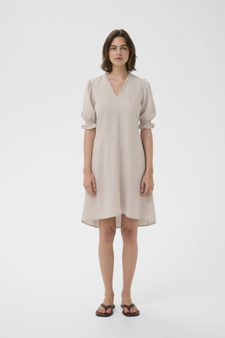 Edithiw Rigitta Dress Ecru | Kjoler | Smuk