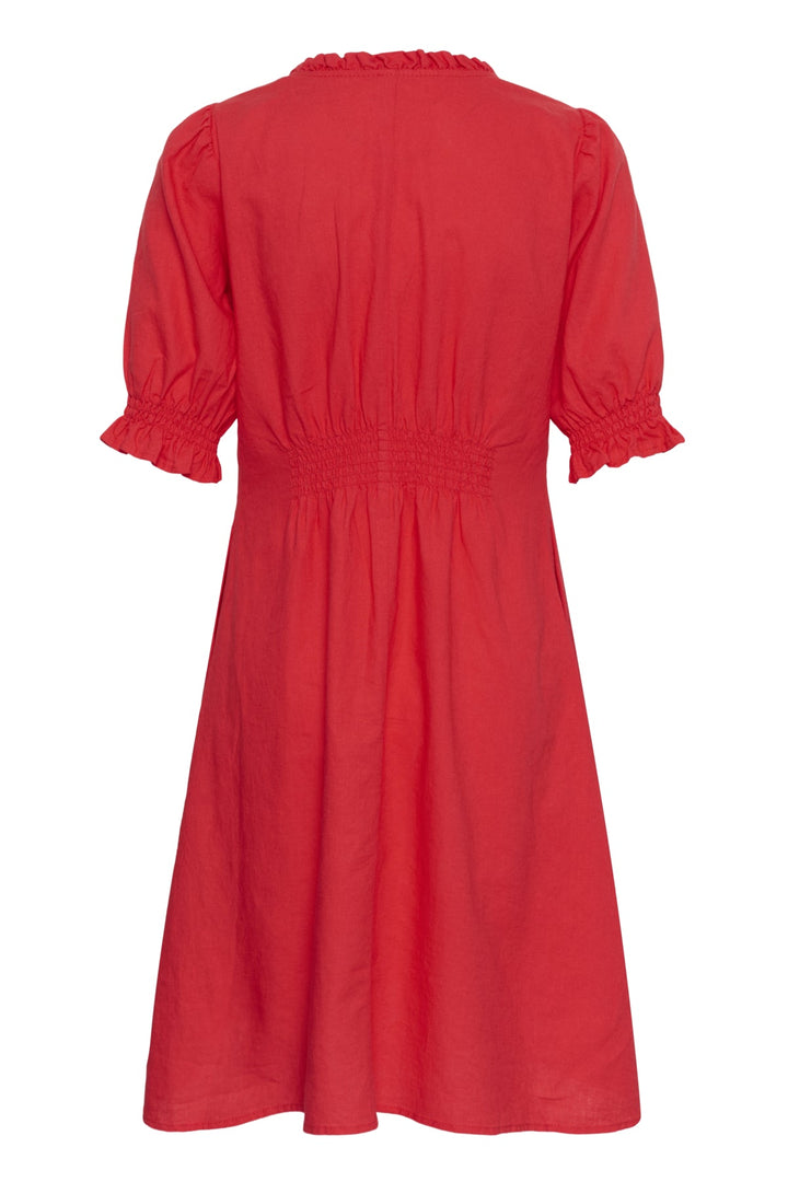 Edithiw Rigitta Dress Poppy Red | Kjoler | Smuk
