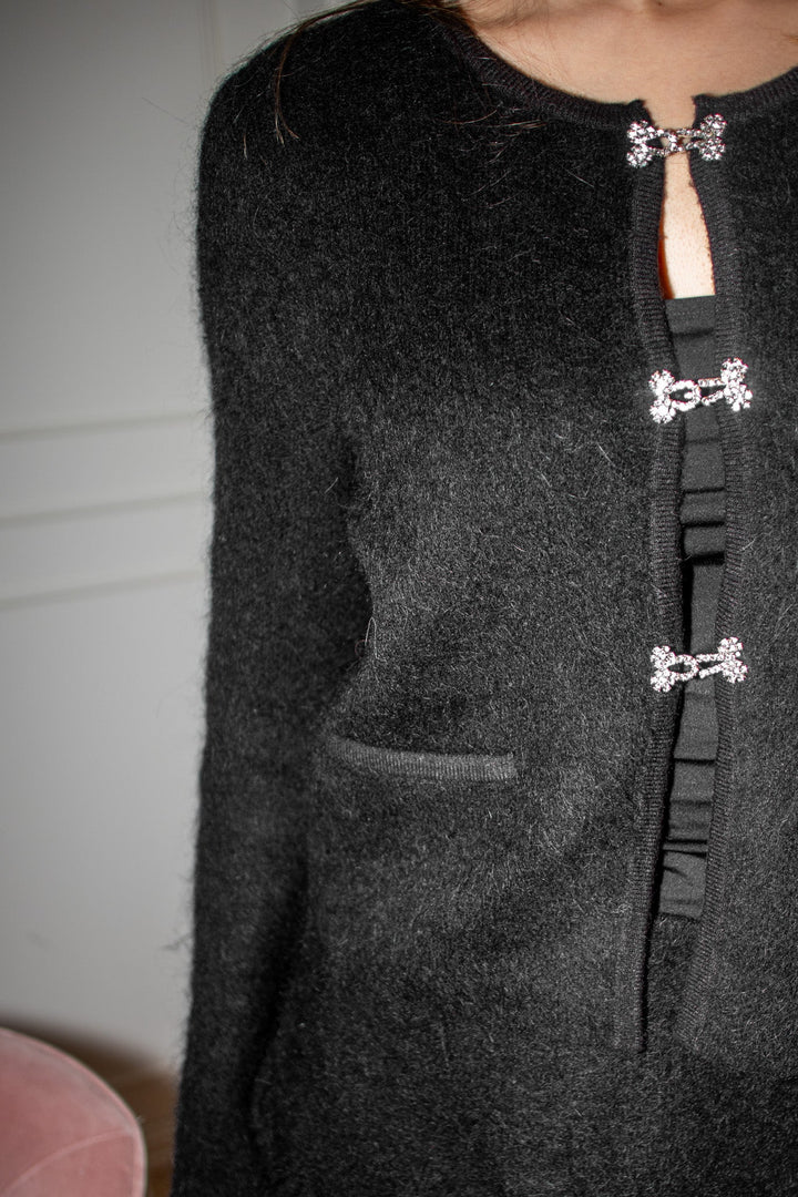 Edna Cardigan Black | Genser | Smuk - Dameklær på nett