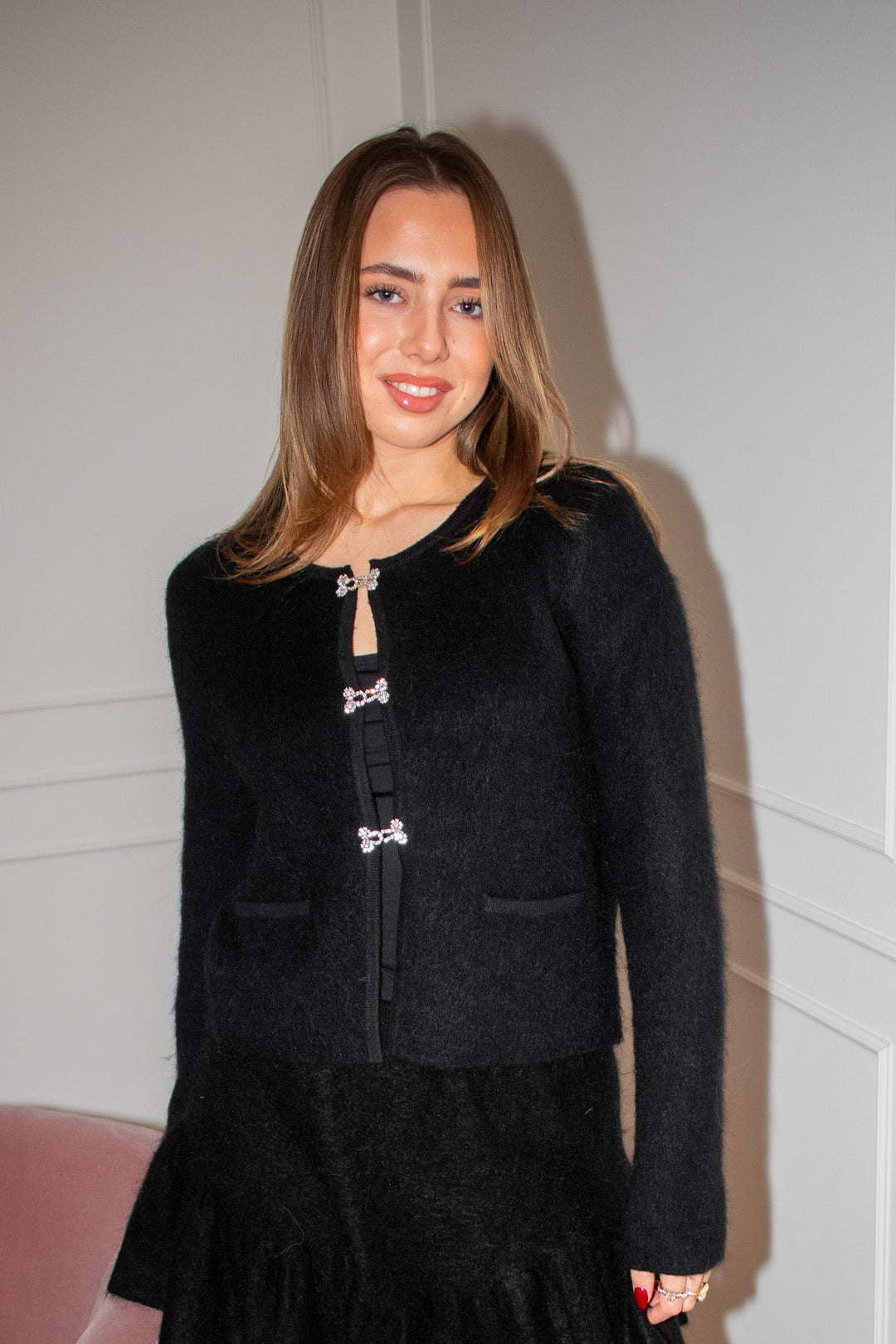 Edna Cardigan Black | Genser | Smuk - Dameklær på nett