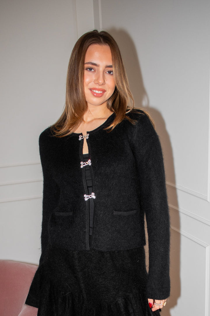 Edna Cardigan Black | Genser | Smuk - Dameklær på nett