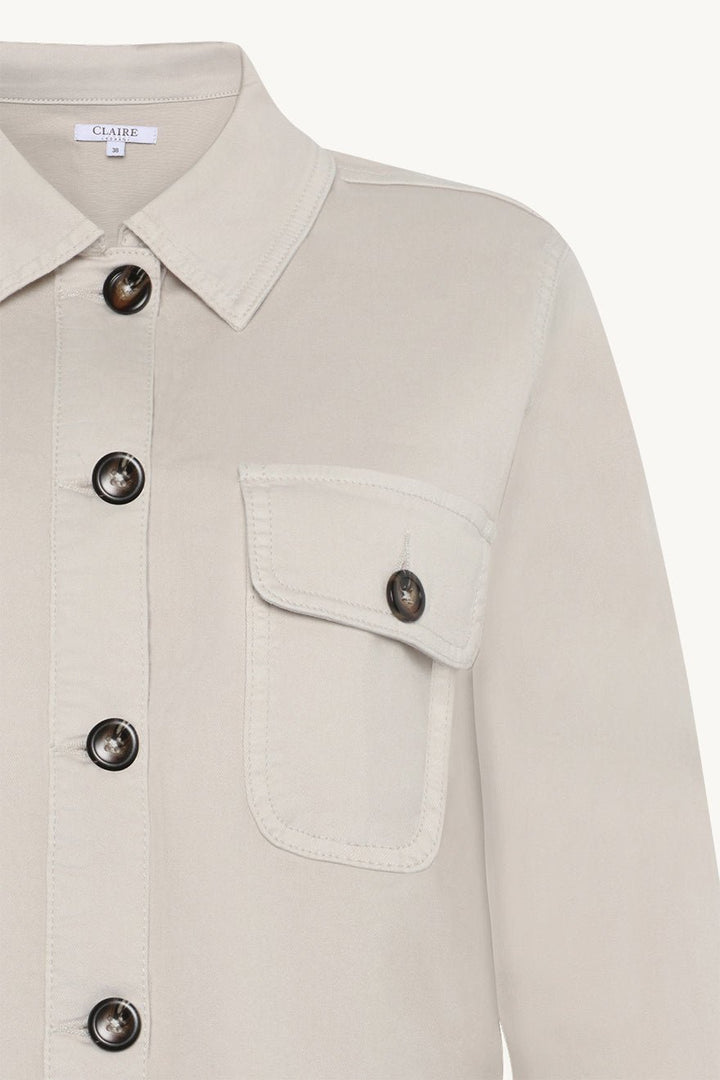 Elana Shirt Sand Stone | Skjorter og bluser | Smuk