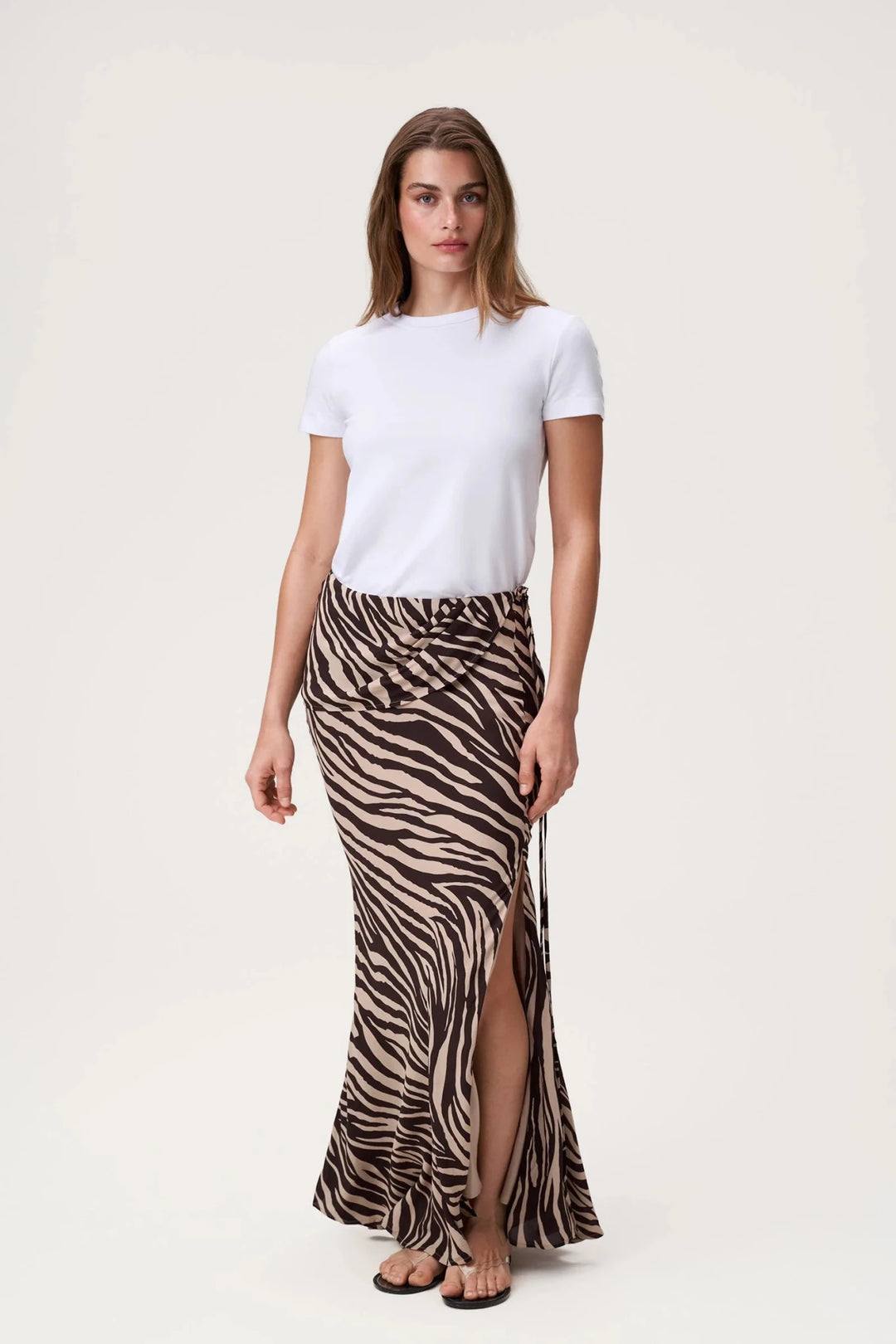 Elba Skirt Brown Zebra | Skjørt | Smuk