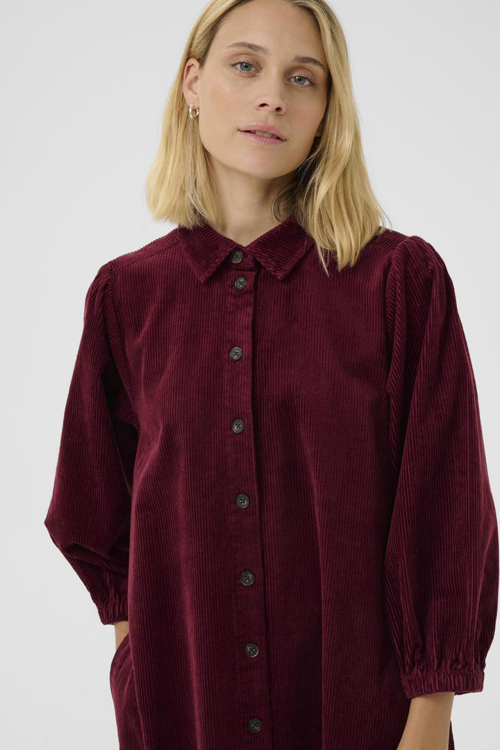Eleina Dress Tawny Port | Kjoler | Smuk - Dameklær på nett