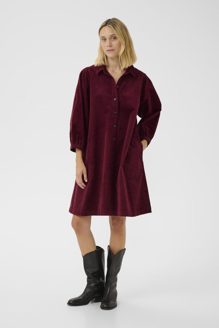 Eleina Dress Tawny Port | Kjoler | Smuk - Dameklær på nett