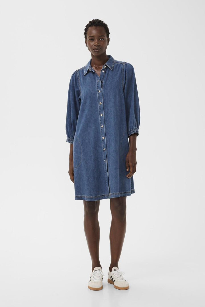 Eleinar Dress Medium Blue Denim | Kjoler | Smuk