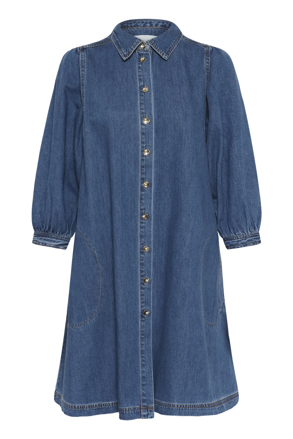 Eleinar Dress Medium Blue Denim | Kjoler | Smuk