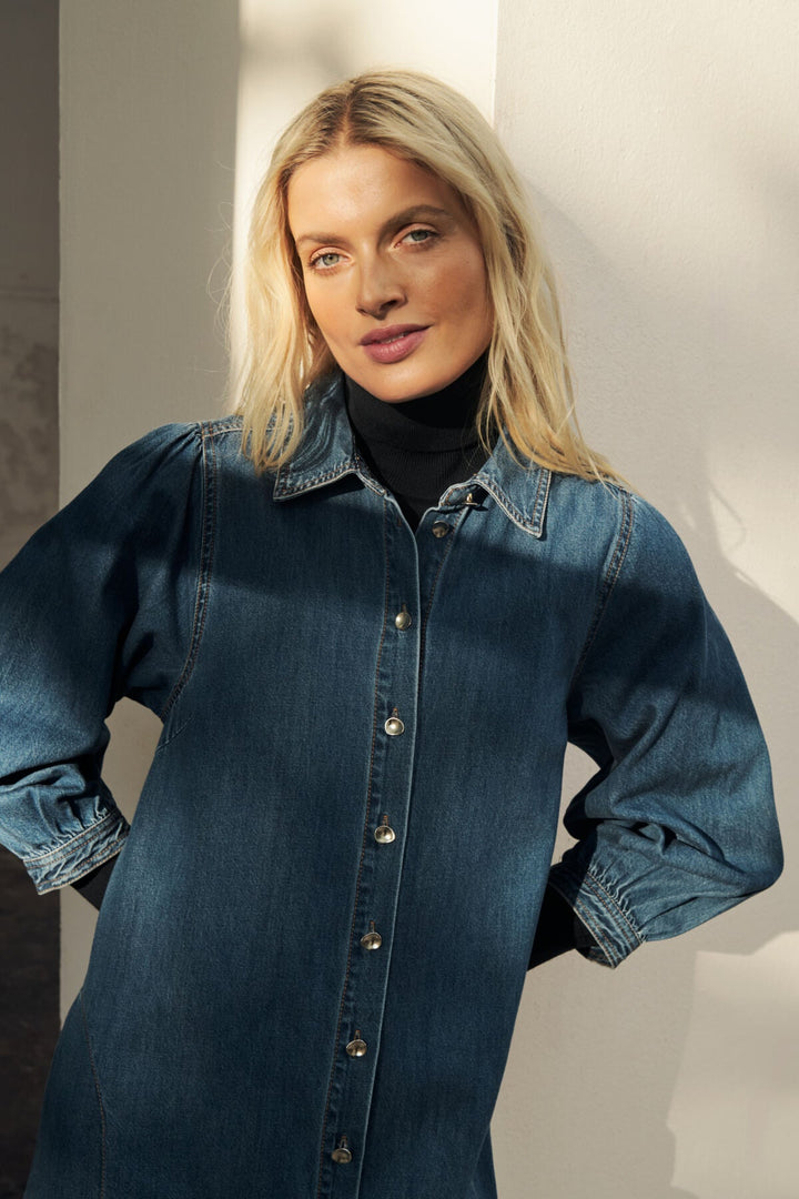 Eleinar Dress Medium Blue Denim | Kjoler | Smuk