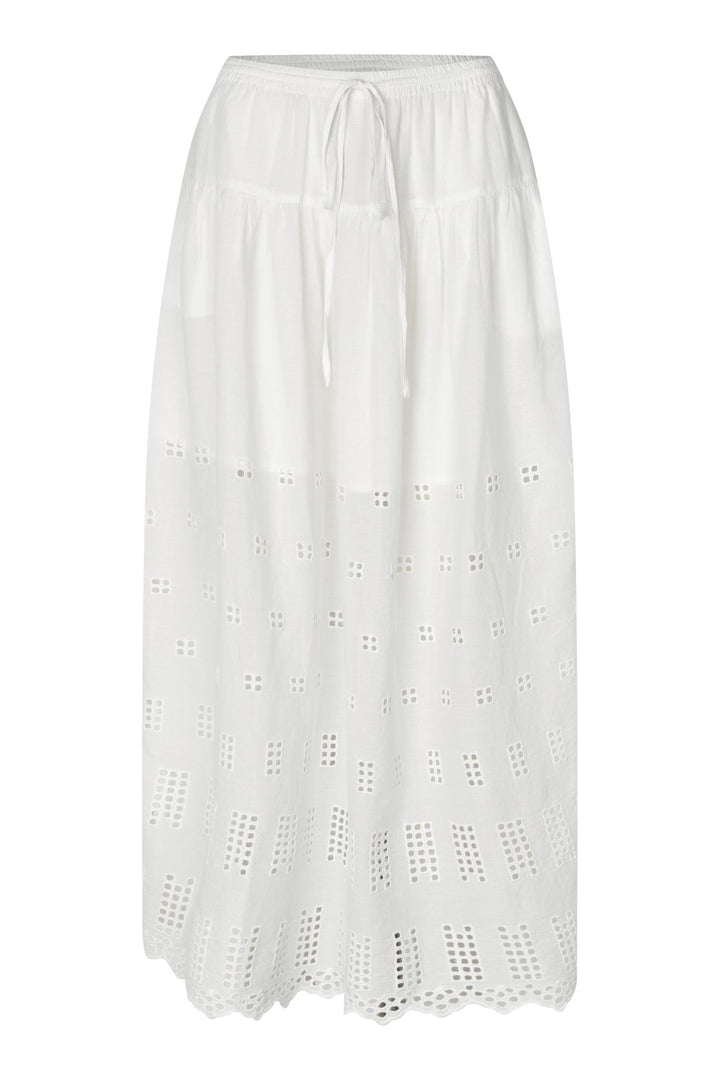 Elenore Skirt White Alyssum | Skjørt | Smuk - Dameklær på nett