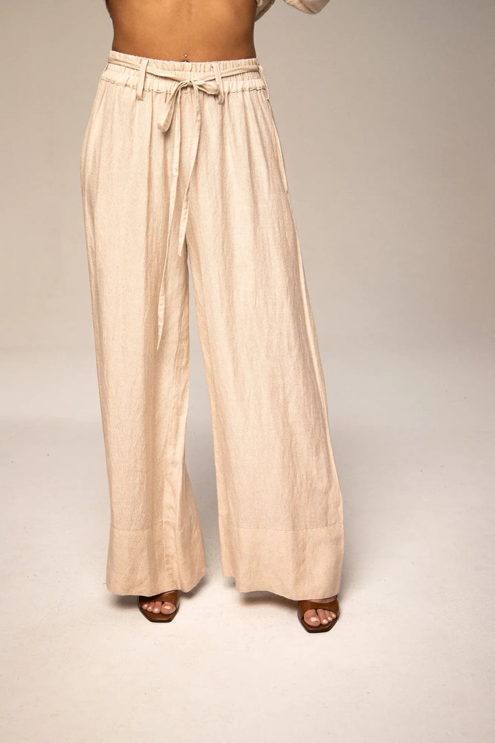 Elida Pant Biscotti Linen | Bukser | Smuk