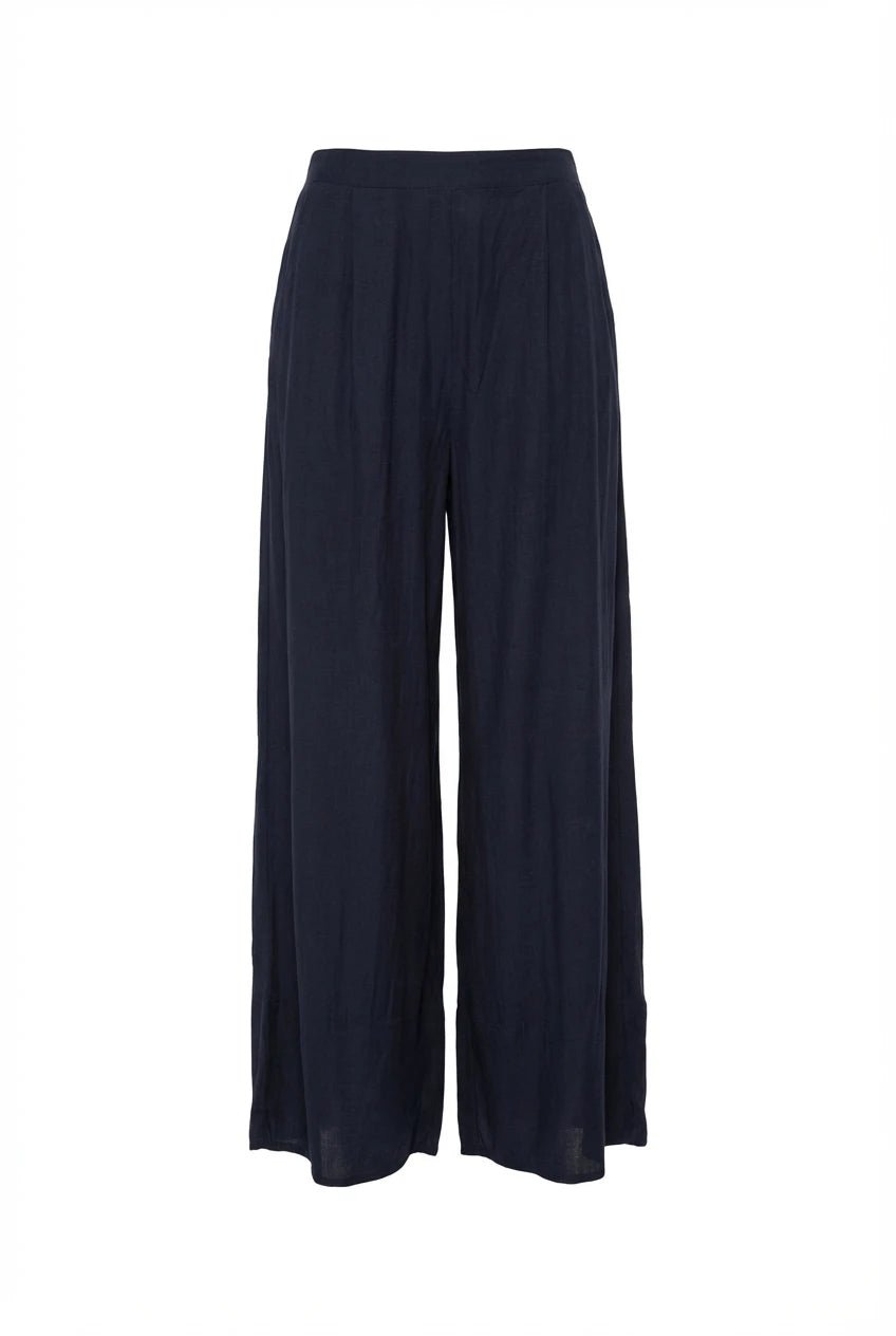 Elida Pant Sailing Blue Linen | Bukser | Smuk