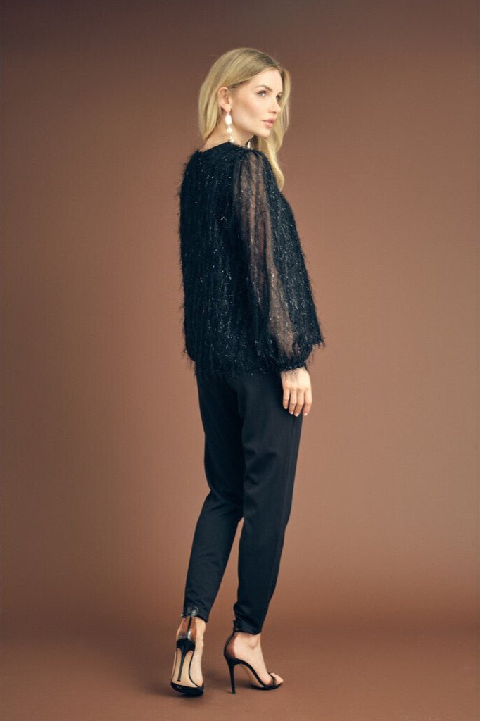 Elini Blouse Black | Skjorter og bluser | Smuk - Dameklær på nett