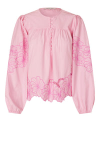 Elinor Blouse Lilac Chiffon