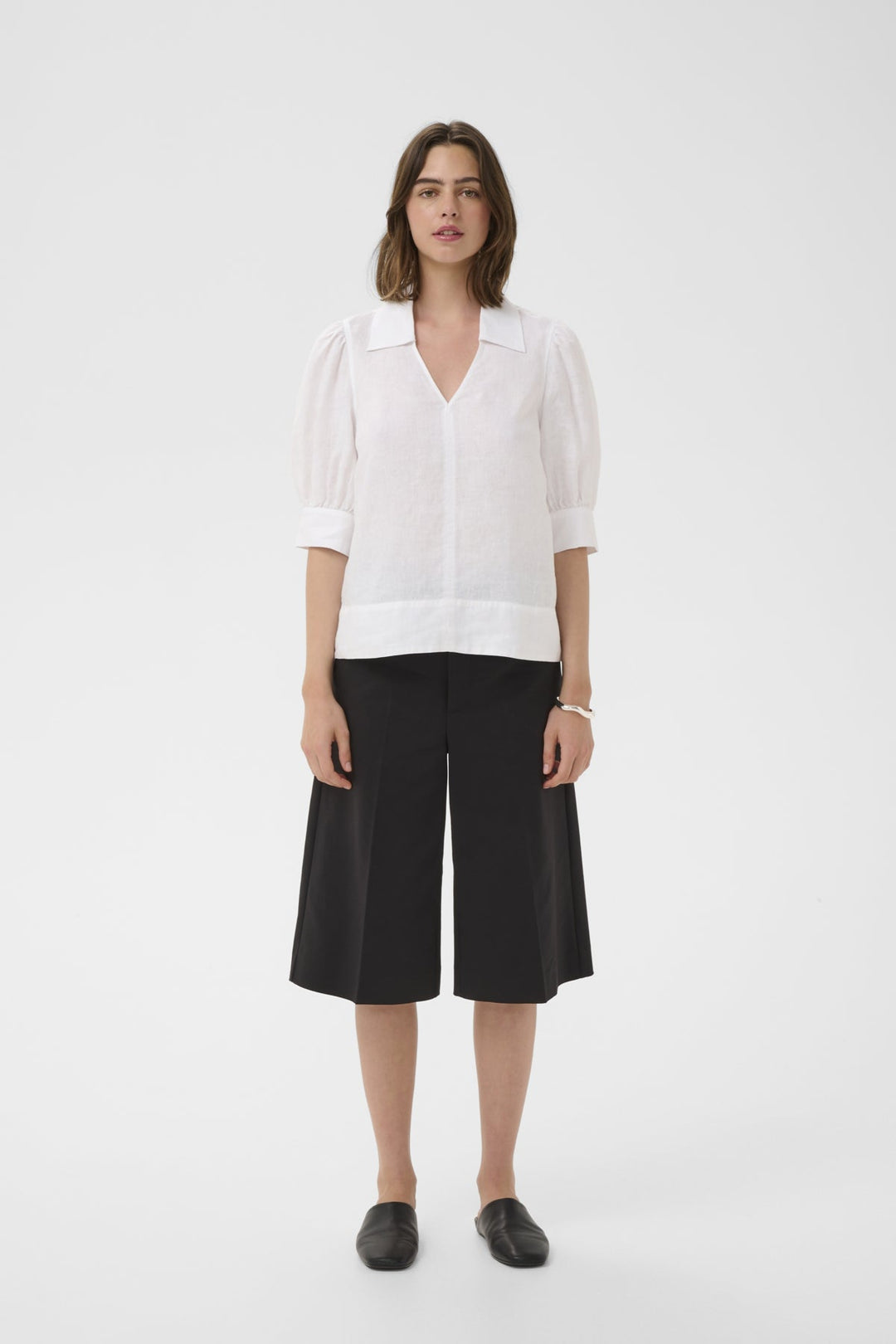 Elinoriw Edith Blouse Pure White | Skjorter og bluser | Smuk