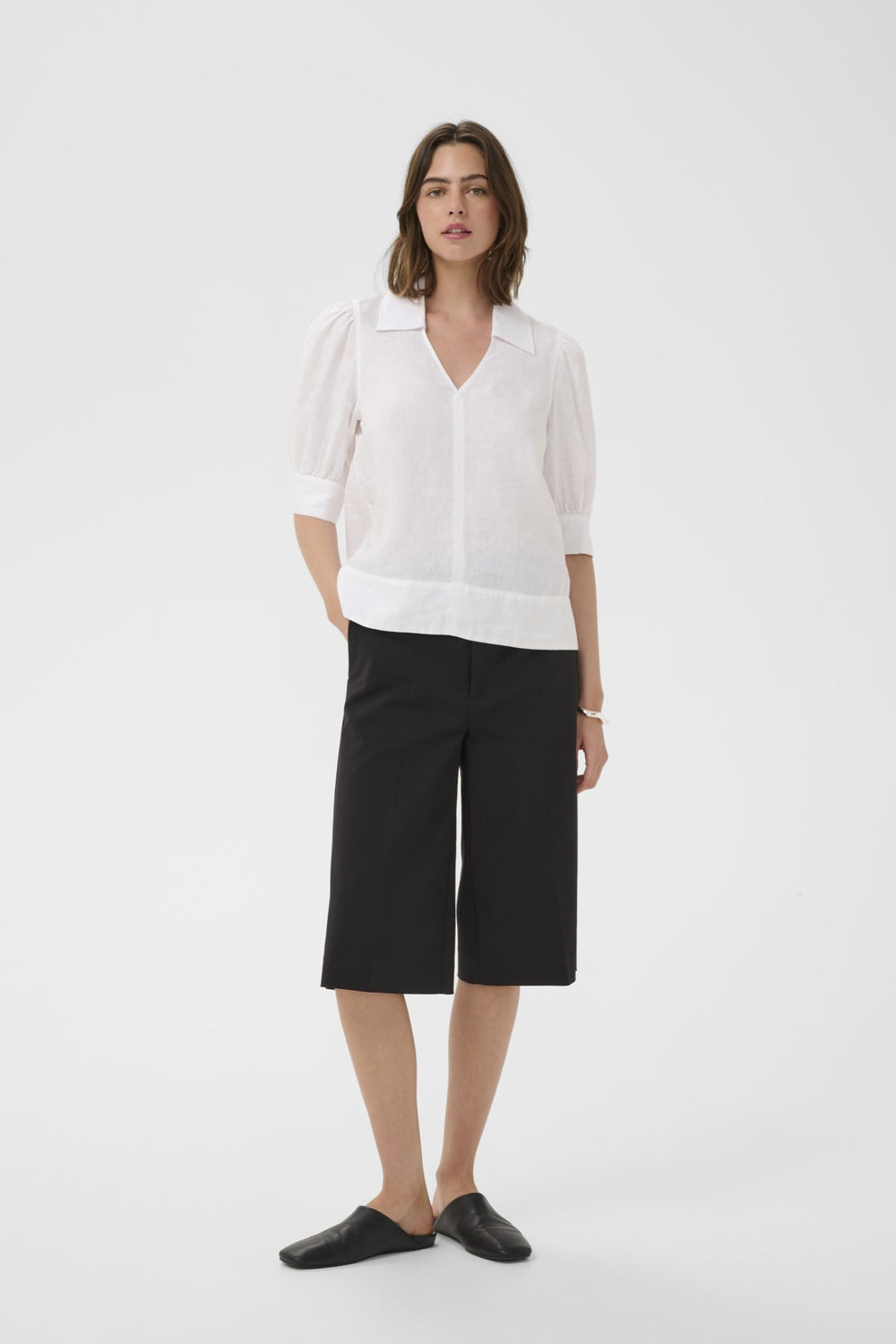 Elinoriw Edith Blouse Pure White | Skjorter og bluser | Smuk