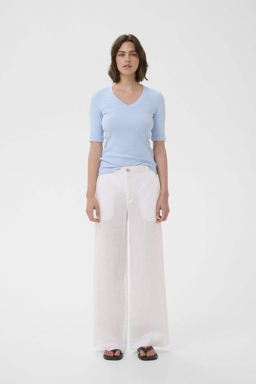 Elinoriw Solina Pants Pure White | Bukser | Smuk