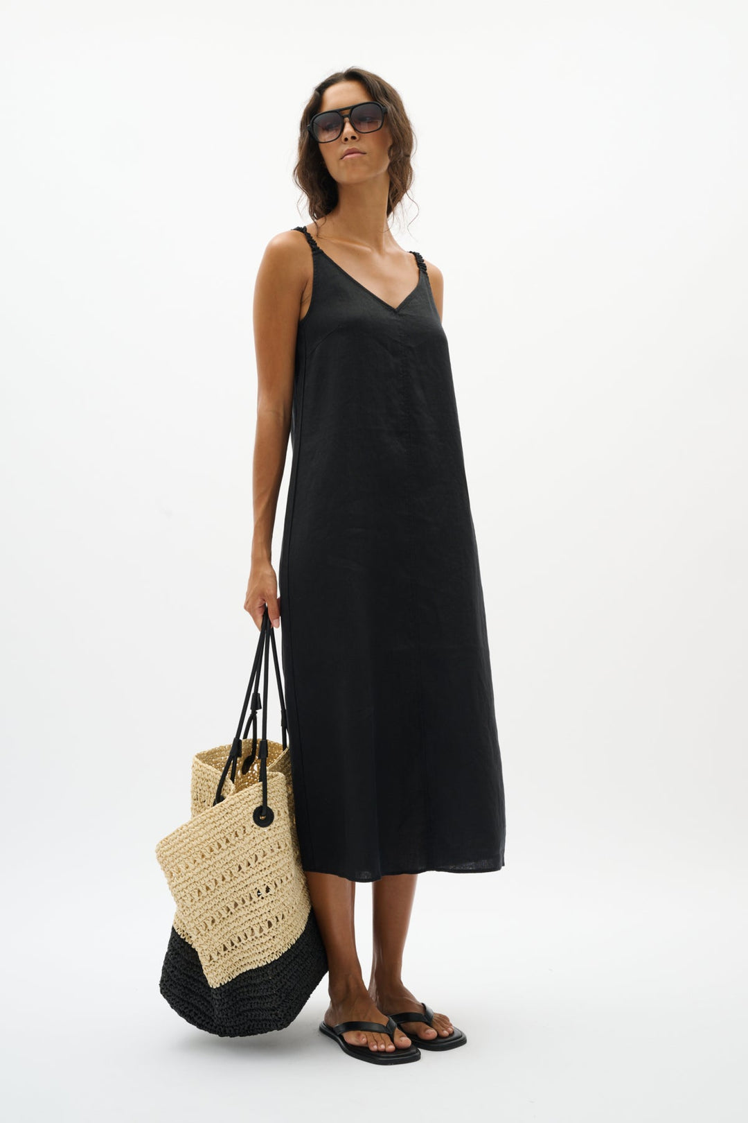Elinoriw Strap Dress Black | Kjoler | Smuk