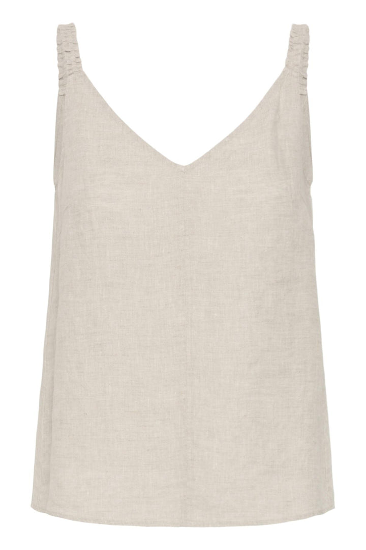 Elinoriw Top Ecru | Skjorter og bluser | Smuk