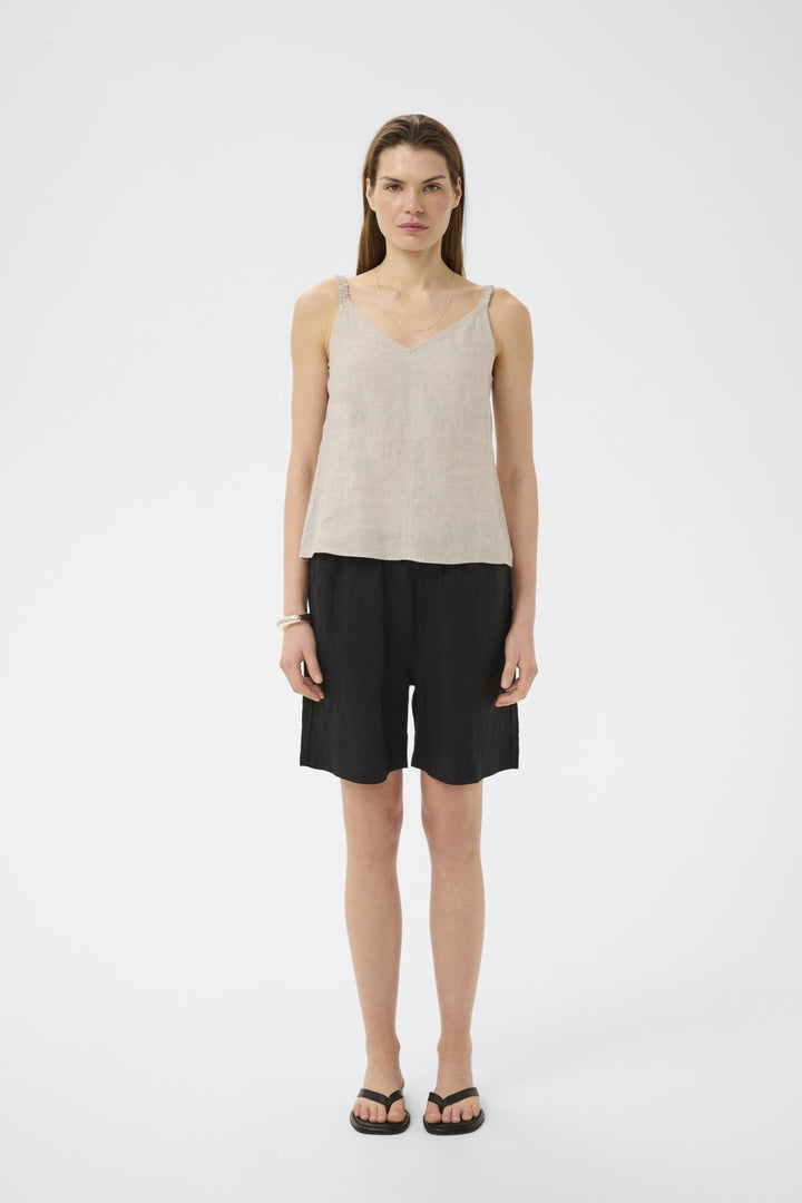 Elinoriw Top Ecru | Skjorter og bluser | Smuk