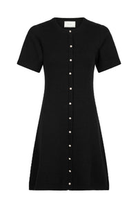 Elise Knit Dress Black