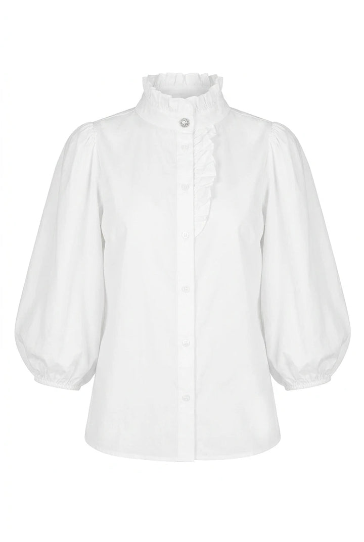 Ella Blouse Sugar White | Skjorter og bluser | Smuk