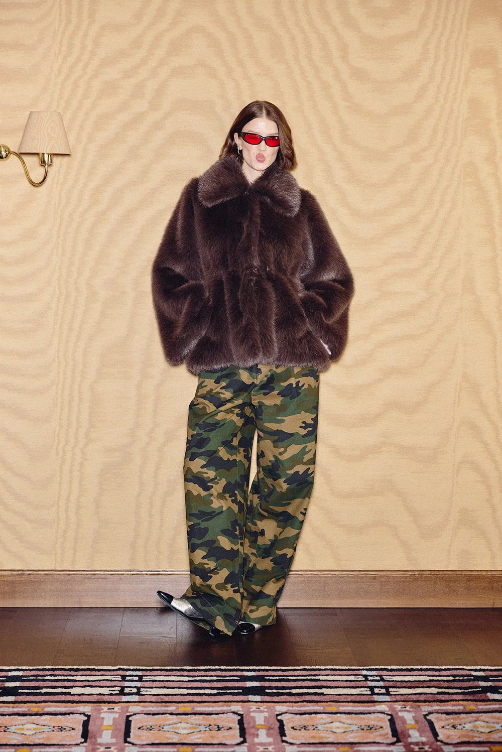 Ellie Fake Fur Jacket Brown | Yttertøy | Smuk