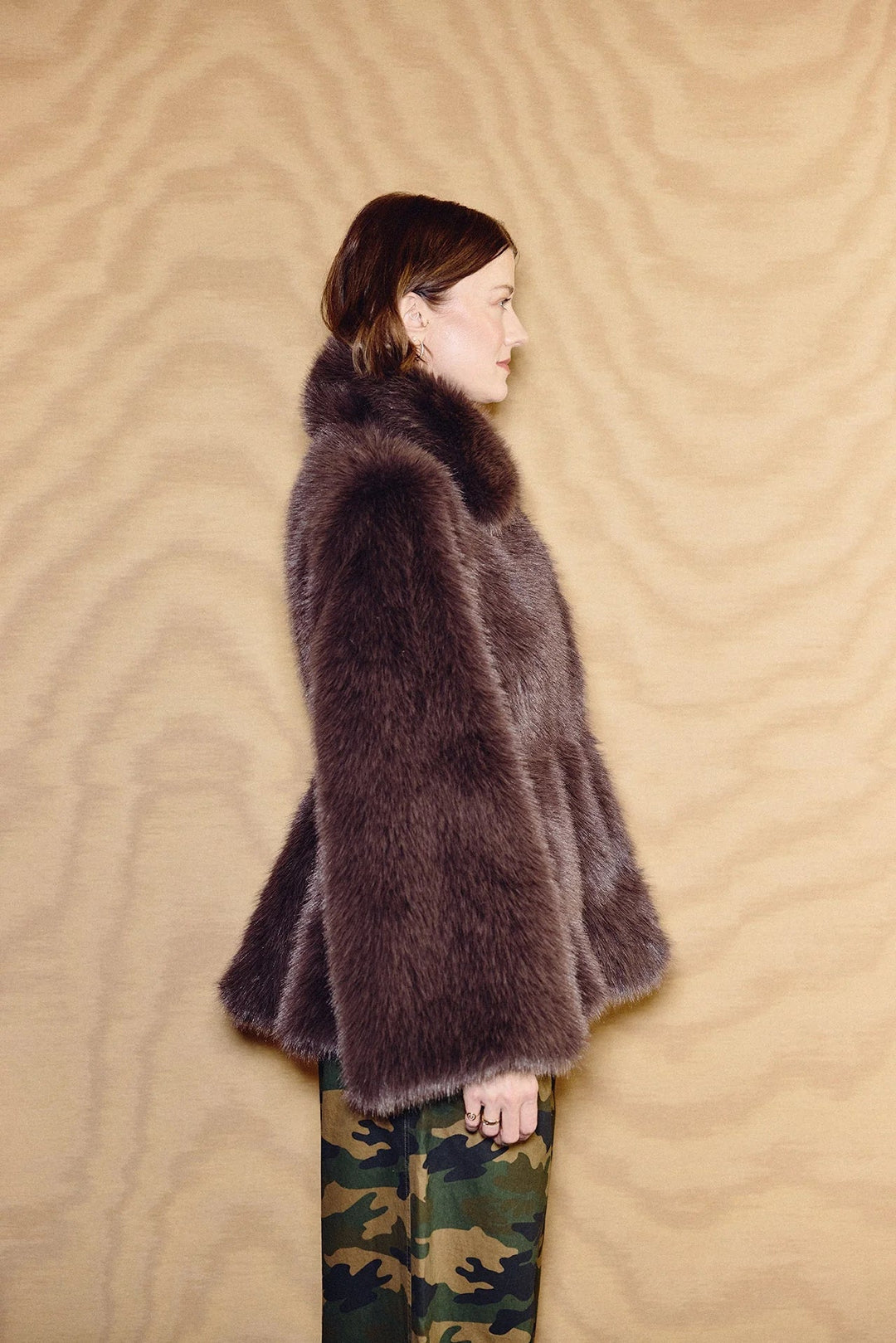 Ellie Fake Fur Jacket Brown | Yttertøy | Smuk