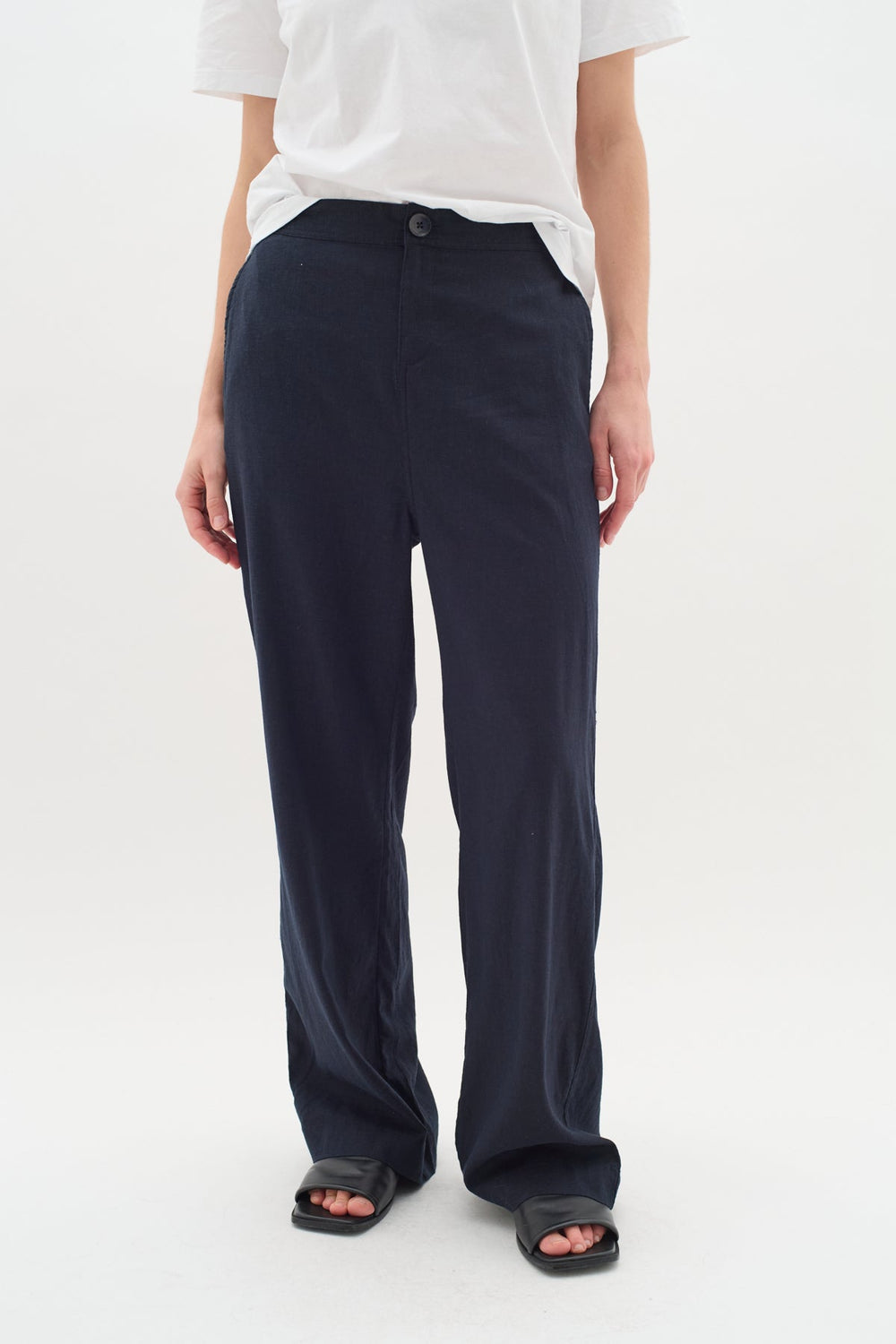 Ellieiw Pants Marine Blue | Bukser | Smuk - Dameklær på nett