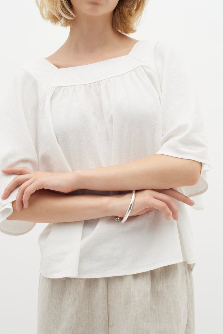 Ellieiw Top Pure White | Skjorter og bluser | Smuk - Dameklær på nett