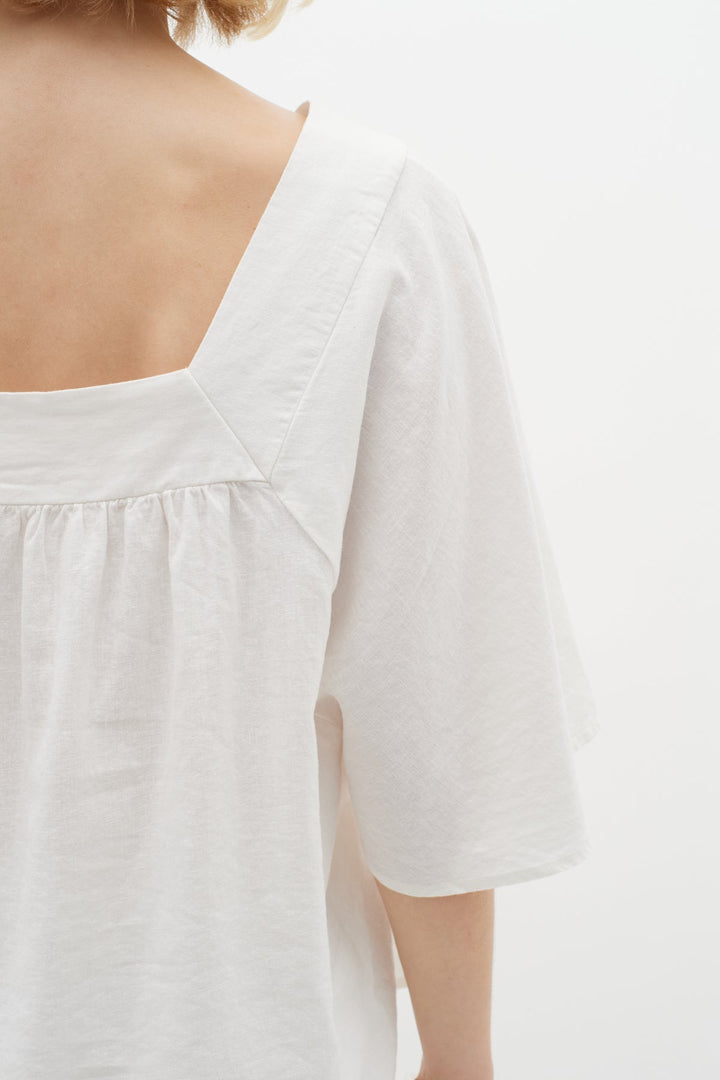 Ellieiw Top Pure White | Skjorter og bluser | Smuk - Dameklær på nett