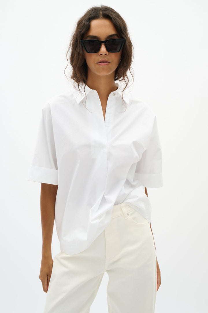 Elliniw Blouse Pure White | Skjorter og bluser | Smuk