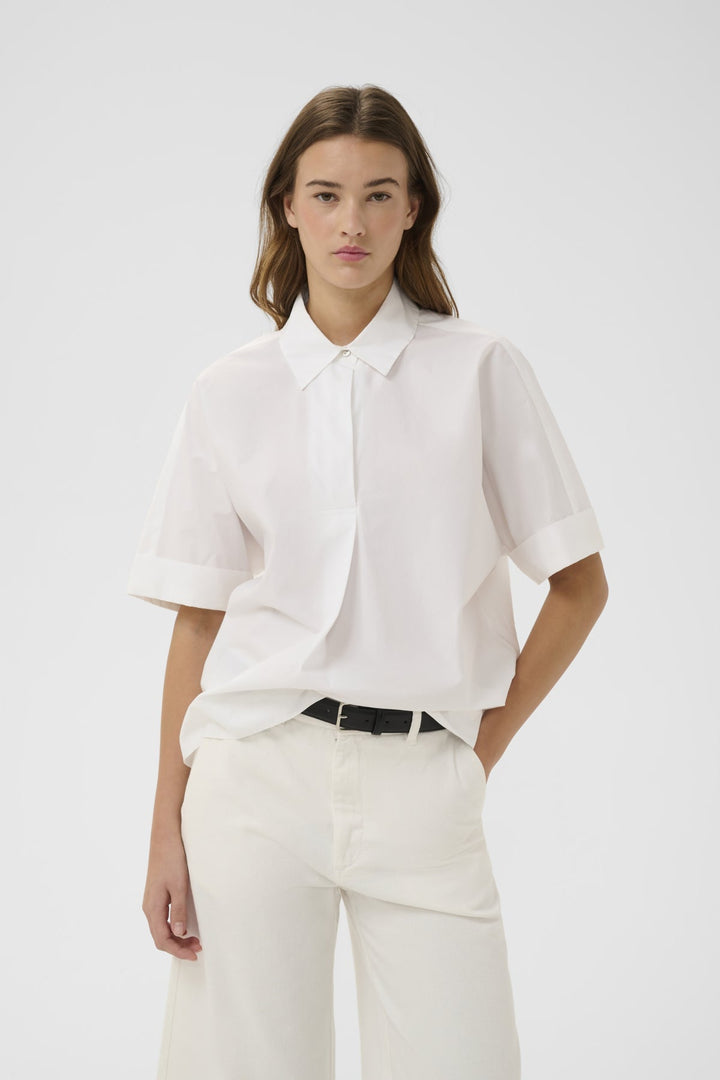 Elliniw Blouse Pure White | Skjorter og bluser | Smuk