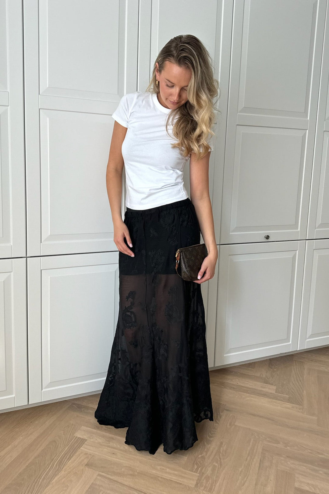 Ellinoric Lace Maxi Skirt Vintage Black | Skjørt | Smuk - Dameklær på nett