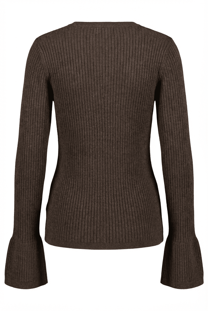 Elma Cardigan Dark Brown | Genser | Smuk