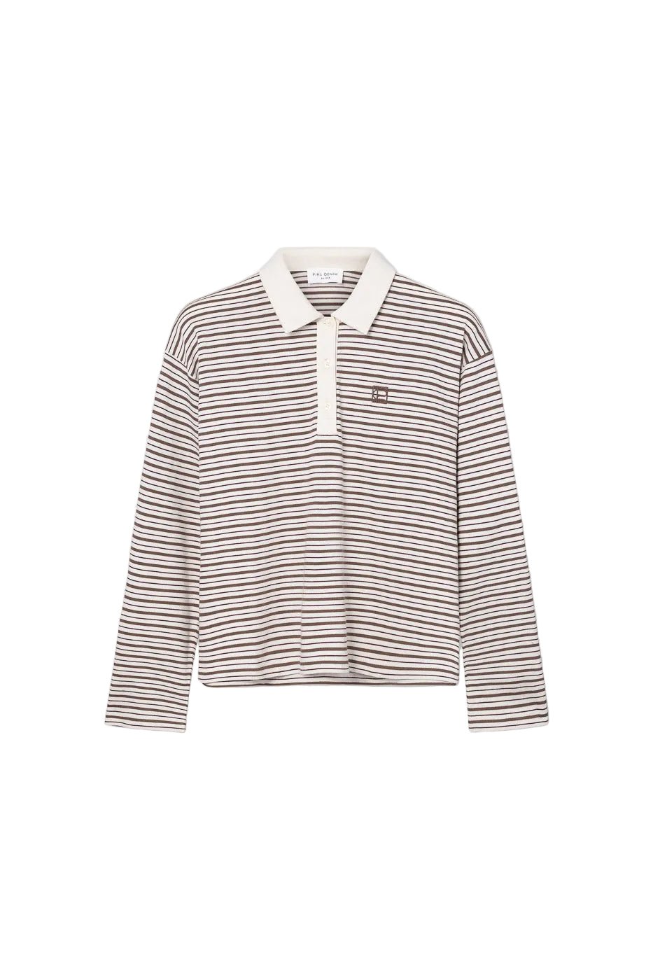 Elmer Polo Shirt Brown Stripe | Genser | Smuk