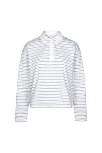 Elmer Polo Shirt Light Blue Stripe